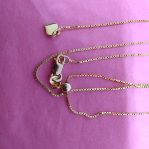 Fabulous adjustable box chain necklace. - Picture 8 of 9
